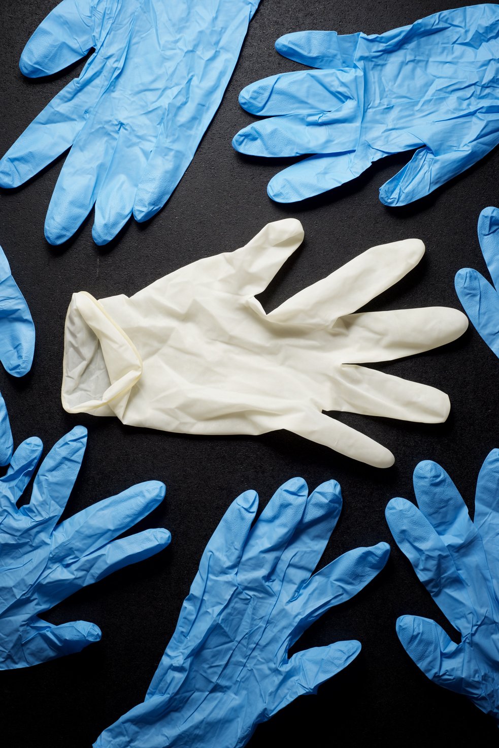 Latex gloves